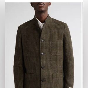 Massimo Alba Bali Glen Plaid Wool Jacket